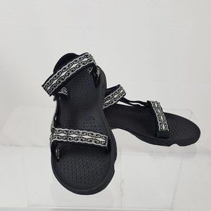 Teva Hurricane Sandals Mens Size 7 Black White